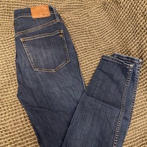 Madewell jeans 10” high rise skinny size 28